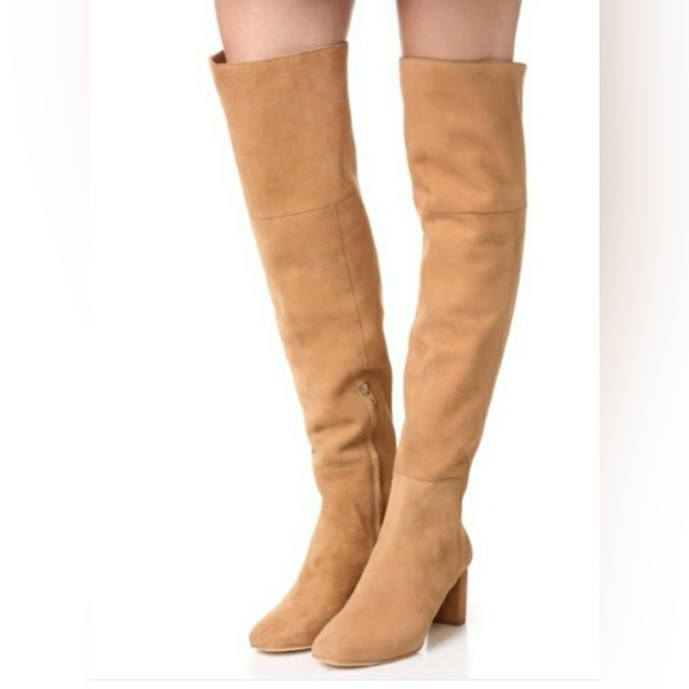 Loeffler Randall Tan Over-the-Knee Boots